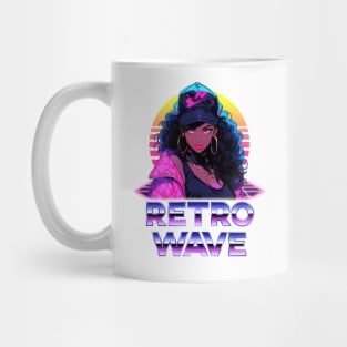 Retro Wave 80s Anime Girl – Anime Shirt Mug